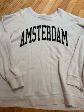 Free People Amsterdam Graphic Crewneck Sweater - Retrobrand